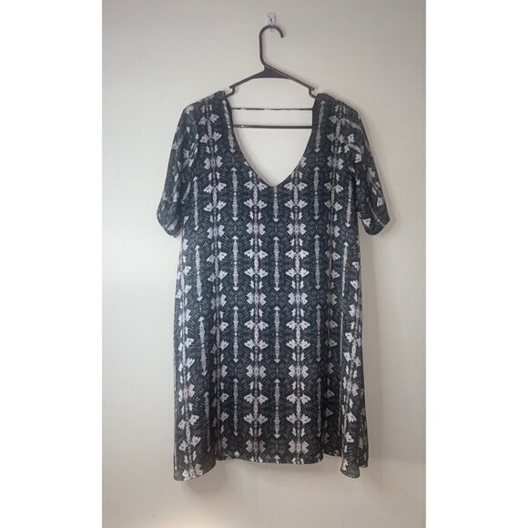 Show me your Mumu boho Vneck over the knee loose fit dress size XS - Picture 1 of 6
